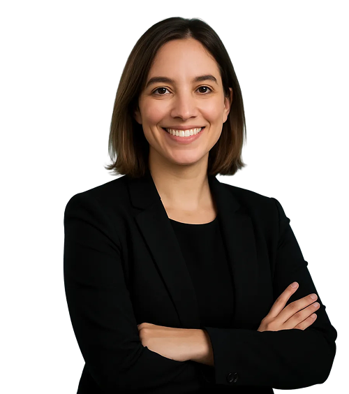 Professional woman smiling with confidence